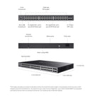 TP-Link Omada 48-Port Gigabit and 4-Port 10GE SFP+ L2+ Managed Switch with 40-Port PoE+ & 8-Port PoE++