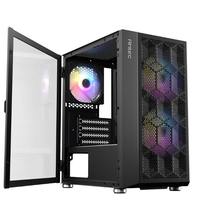 Antec NX200M RGB (includes 3 x fans) Micro-ATX Mini Tower Case