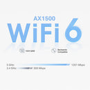 TP LINK AX1500 Whole Home Mesh Wi-Fi 6 System - 2 Pack