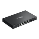 TP Link ES206XPP-M2 Omada 5-Port 2.5GBASE-T and 1-Port 10GE SFP+ Easy Managed Switch with 4-Port PoE++