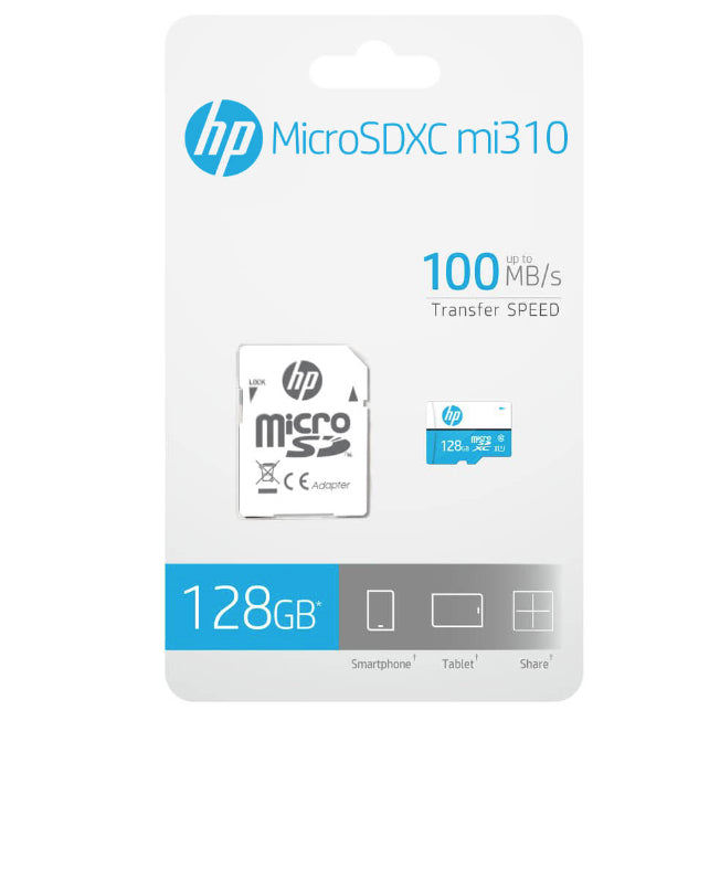 HP U1 High Speed MicroSD Card 128GB