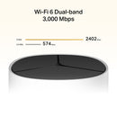 Mercusys Halo E85X AX3000 Whole Home Mesh Wi-Fi 6 System - 2 Pack