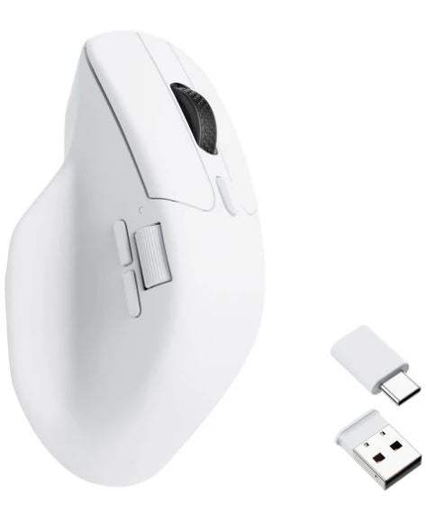 Keychron M6 A5,Ã‚Â  4000Hz White Wireless Mouse