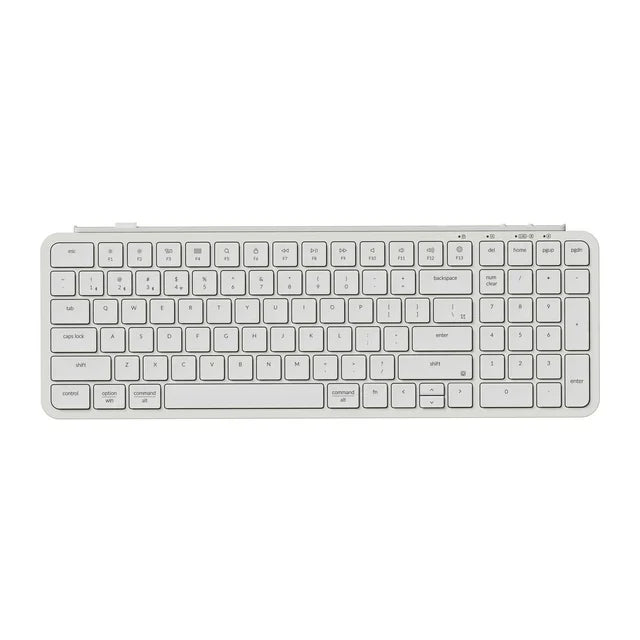 Keychron B2 Pro Ultra-Slim Wireless Keyboard - Ivory White