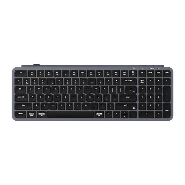 Keychron B2 Pro Ultra-Slim Wireless Keyboard - Space Gray