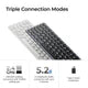 Keychron B3 Pro Ultra-Slim Wireless Keyboard - Ivory White