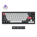 Keychron Q2 HE QMK Wireless Knob Carbon Black Gateron Double-Rail Magnetic Nebula Switch Keyboard
