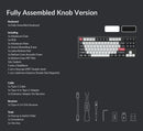 Keychron Q3H-M1 80% layout, HE QMK, Carbon Black, Gateron Double-Rail Magnetic Nebula Switch , Wireless with Knob