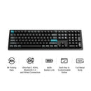 Keychron Q6 Ultra 8K Wireless Black Silk POM Switch BANANA Custom Mechanical Keyboard