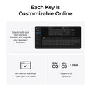 Keychron Q6 Ultra 8K Wireless White Silk POM Switch BROWN Custom Mechanical Keyboard