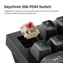 Keychron Q6 Ultra 8K Wireless White Silk POM Switch BANANA Custom Mechanical Keyboard