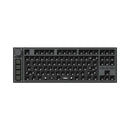 Keychron Lemokey L3 QMK/VIA Barebone Knob Carbon Black Wireless Custom Barebone Mechanical Keyboard