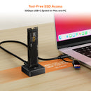 mbeat H5 USB-C/A 10Gbps M.2 NVMe & SATA SSD Mini Dock