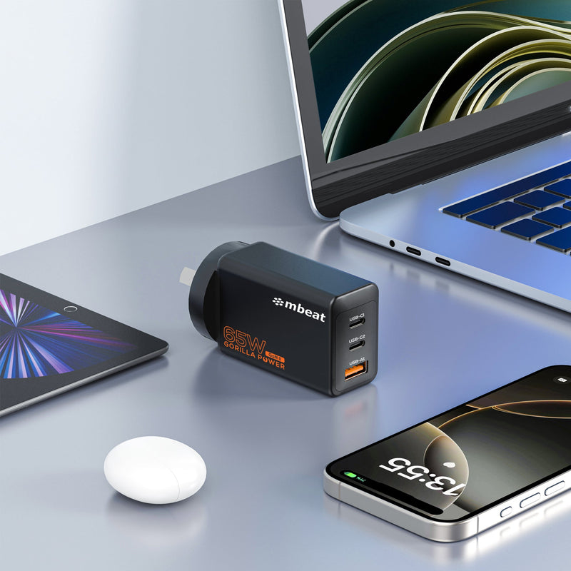 mbeat Gorilla Power PD 65W GaN II USB-C Charger