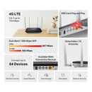 Mercusys MB135-4G Wireless Dual Band Router