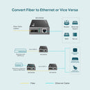 TP-Link Gigabit Ethernet Media Converter (SC, multi-mode) Extends Up to 550 meters