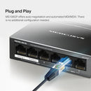 Mercusys MS106GP, Multi-port Gigabit Desktop Switch with PoE+