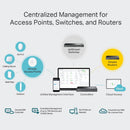 TP-Link Omada Hardware Controller PORT: 2 10/100/1000 Mbps Ethernet Ports, 1 USB 3.0 Port