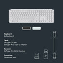 Keychron B6 Pro Ultra-Slim Wireless Keyboard - Space Gray