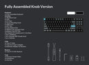 Keychron Q3 Ultra 8K Wireless White Silk POM Switch BANANA Custom Mechanical Keyboard