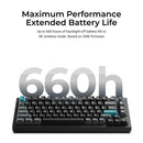 Keychron Q1 Ultra 8K Wireless Black Silk POM Switch BANANA Custom Mechanical Keyboard