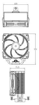 Thermalright Assassin X 120 R Digital Argb Black