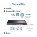 TP LINK TL-SL1218P 16-Port 10/100 Mbps + 2-Port Gigabit Rackmount Switch with 16-Port PoE+