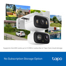 TP-Link Tapo C246D Indoor/Outdoor Dual Lens Pan/Tilt Security Camera