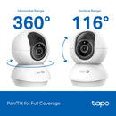 TP-Link Tapo C250, Pan/Tilt AI Home Security Wi-Fi Camera