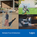TP-Link Tapo C520WS Outdoor Pan/Tilt Security Wi-Fi Camera, 2k, 1080P, 360 horizontal & 130 vertical , Power : AC Adapter