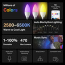 TP-Link  Tapo L430C Smart Wi-Fi Candle Light Bulb, Multicolour