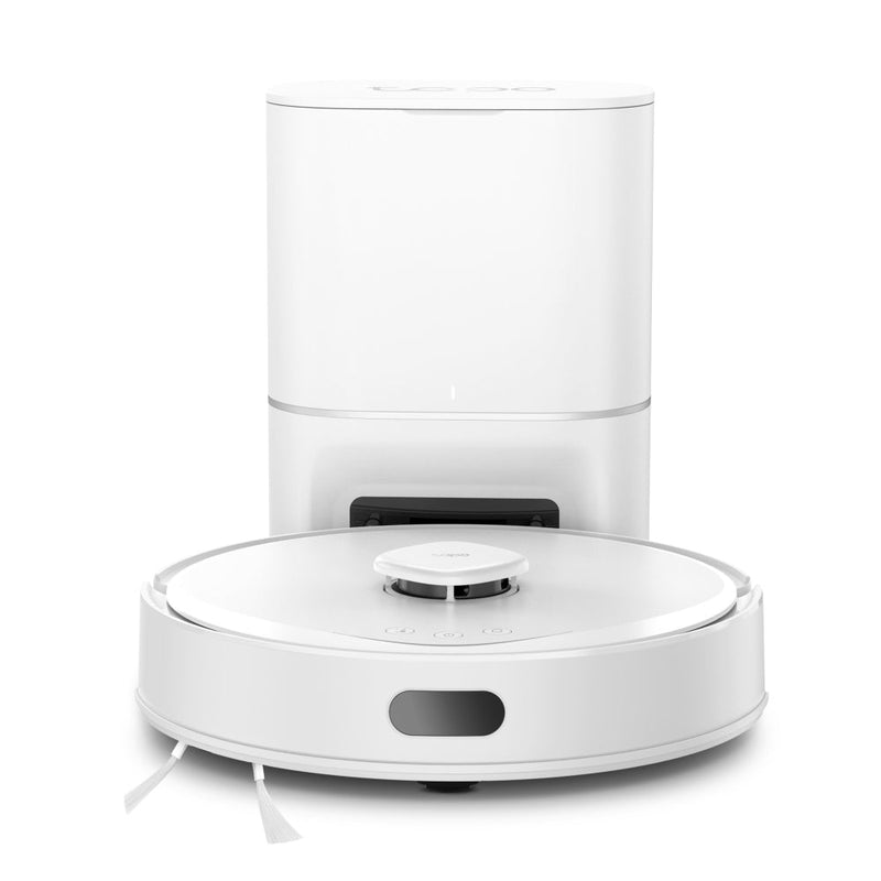 TP-Link Tapo RV30 Max Plus White, 5300Pa Hyper Suction Robot Vacuum & Mop + Smart Auto-Empty Dock