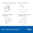 TP-Link Tapo RVA301 Tapo Robot Vacuum Washable Mop Cloth (5 Pcs)
