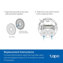 TP Link Tapo RVA310 Tapo Robot Vacuum Washable Mop Cloth (6 Pcs)