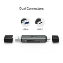 TP-Link UA430D USB 3.0 Type-C&A to SD & microSD 3.0 Card Reader