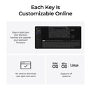 Keychron V1 Ultra 8K Wireless Silk POM Switch BANANA Custom Mechanical Keyboard