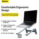 Baseus UltraStable Series Desktop Laptop Stand (4-Gear Adjustable) Space Grey