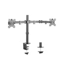 Bracom Economy Dual Monitor Articulating Steel Monitor Arm Desk Mount