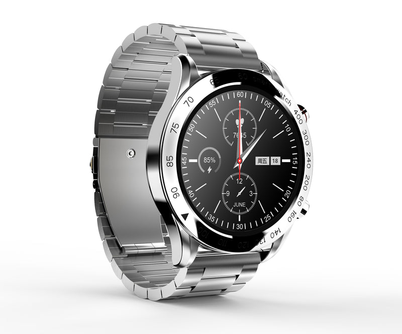 HiFuture FutureGo Pro Stainless smartwatch, 1.32 " FHD full display, Silver