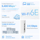 TP-Link Deco XE75 Pro AXE5400 Tri-Band Mesh Wi-Fi 6E System (3 Pack)