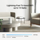 TP-Link Deco BE68 BE14000 Tri-Band Whole Home Mesh Wi-Fi 7 System - 3 Pack