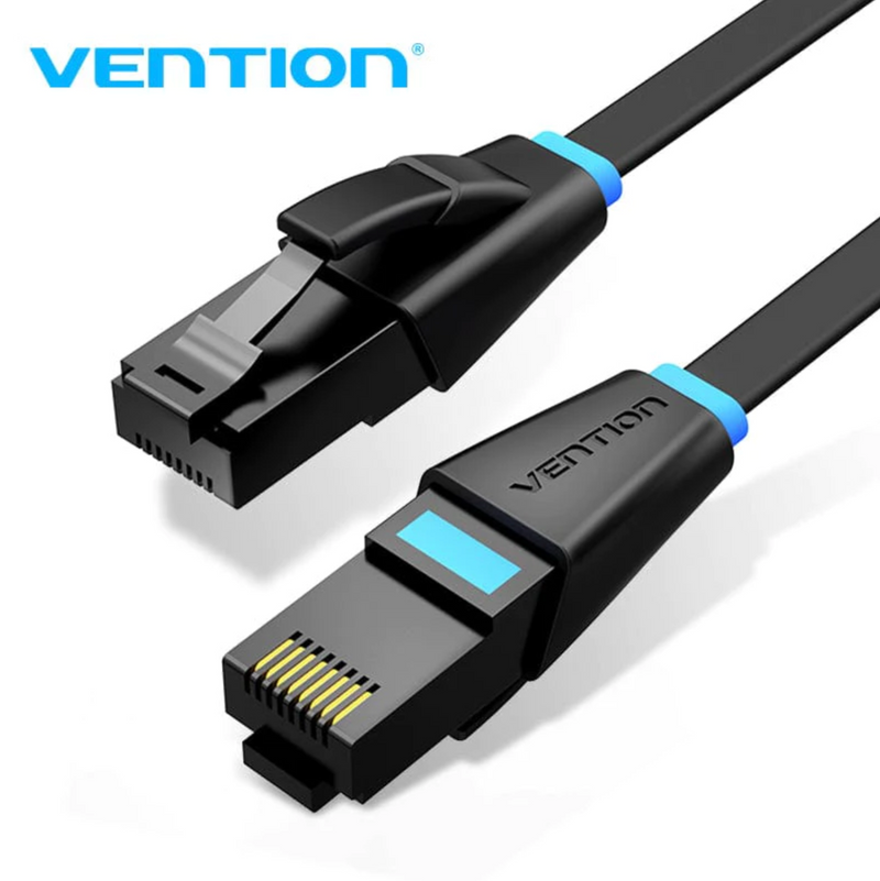 Vention Flat Cat.6 UTP Patch Cable 50M Black