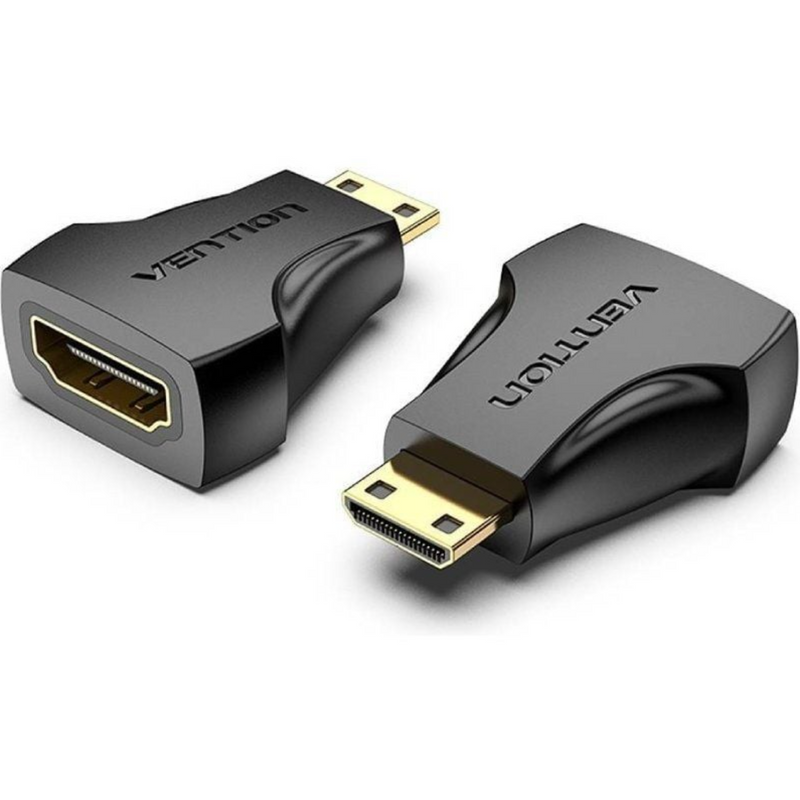 Vention Mini HDMI Male to HDMI Female Adapter Black