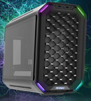 Antec Dark Cube MATX case with dual front Panel Aluminum Alloy Body