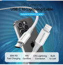 Vention USB 2.0 C Male to C Male 3A Cable 1.5M White
