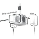 ALLOCACOC POWERCUBE Extended Outlets, 1.5M - Grey (0015)