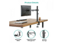 Activiva ErgoLife 13"~32" Single Monitor Screen Double Joint Monitor Arm