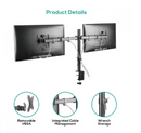 Activiva ErgoLife 13"~32" Dual Monitor Screen Double Joint Monitor Arm