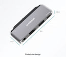mbeat Elite Mini P6 4-in-1 USB-C Portable Hub