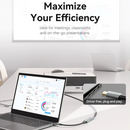 Vention Cotton Braided USB-C to HDMI 4K Converter 0.25M Black Zinc Alloy Type